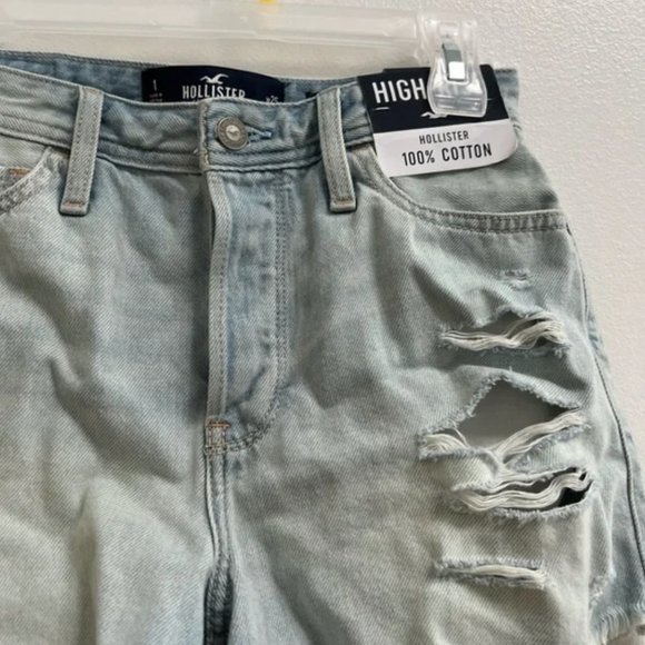 Hollister High Rise Mom Shorts 3” Inseam US 1 - Picture 2 of 6